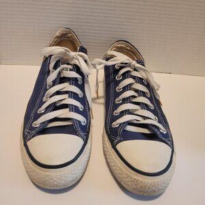 Converse Chuck Taylor All Star Low Top Blue Sneakers Women Size 8